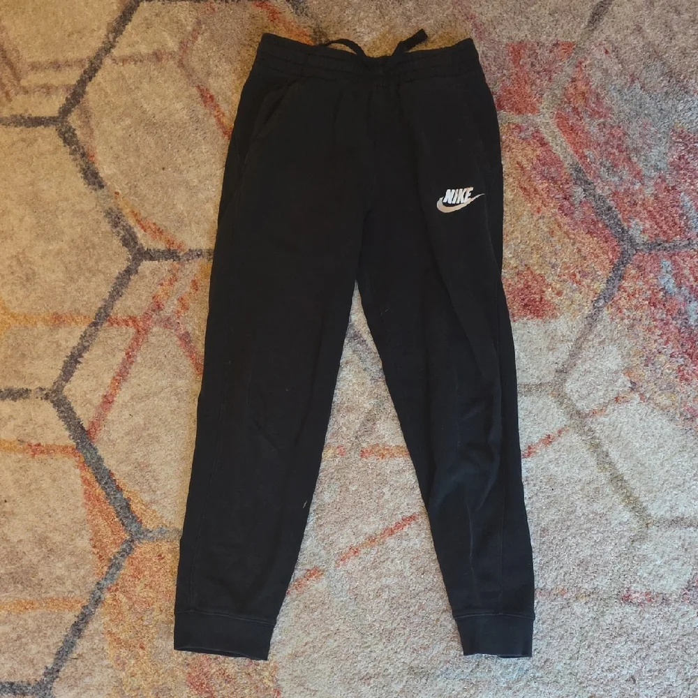 Nike Kids' Black Logo Jogger Pants